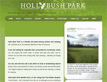Tablet Screenshot of hollybushpark.com